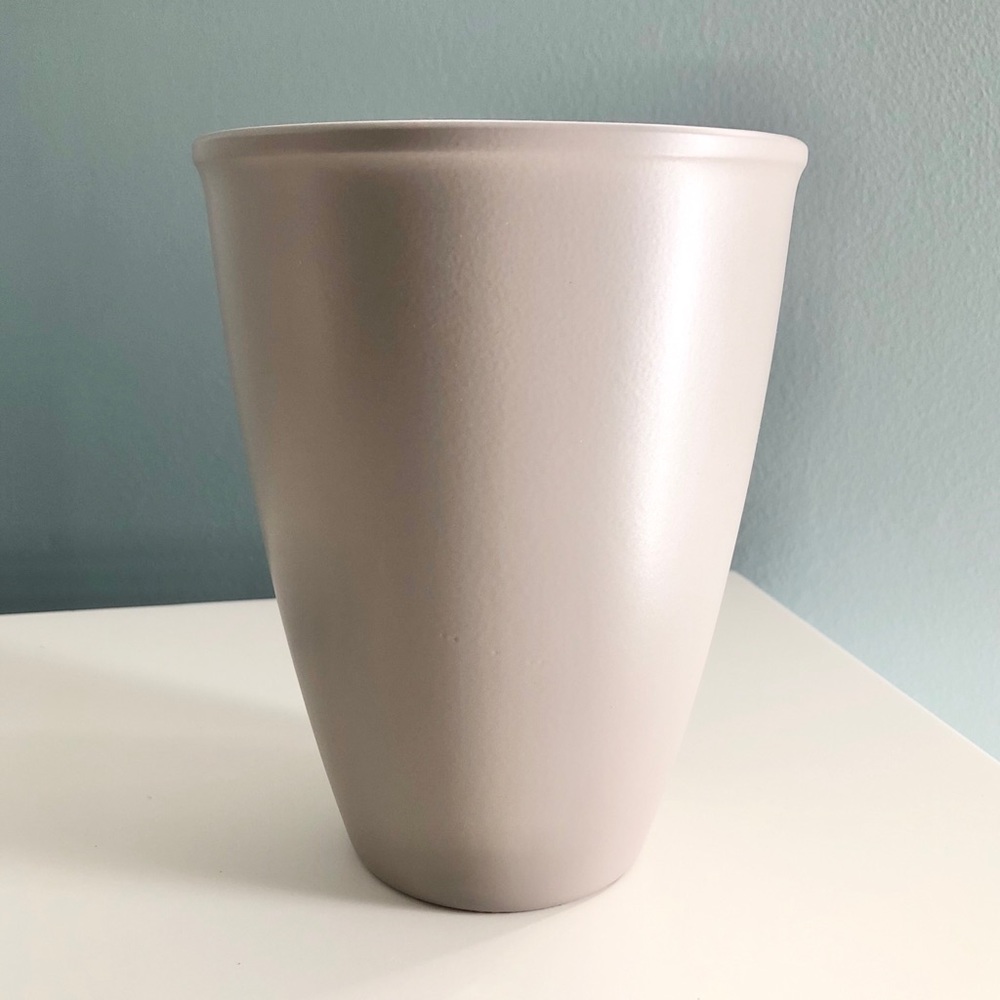 Gray Ceramic Flower Pot Planter Cachepot Germany